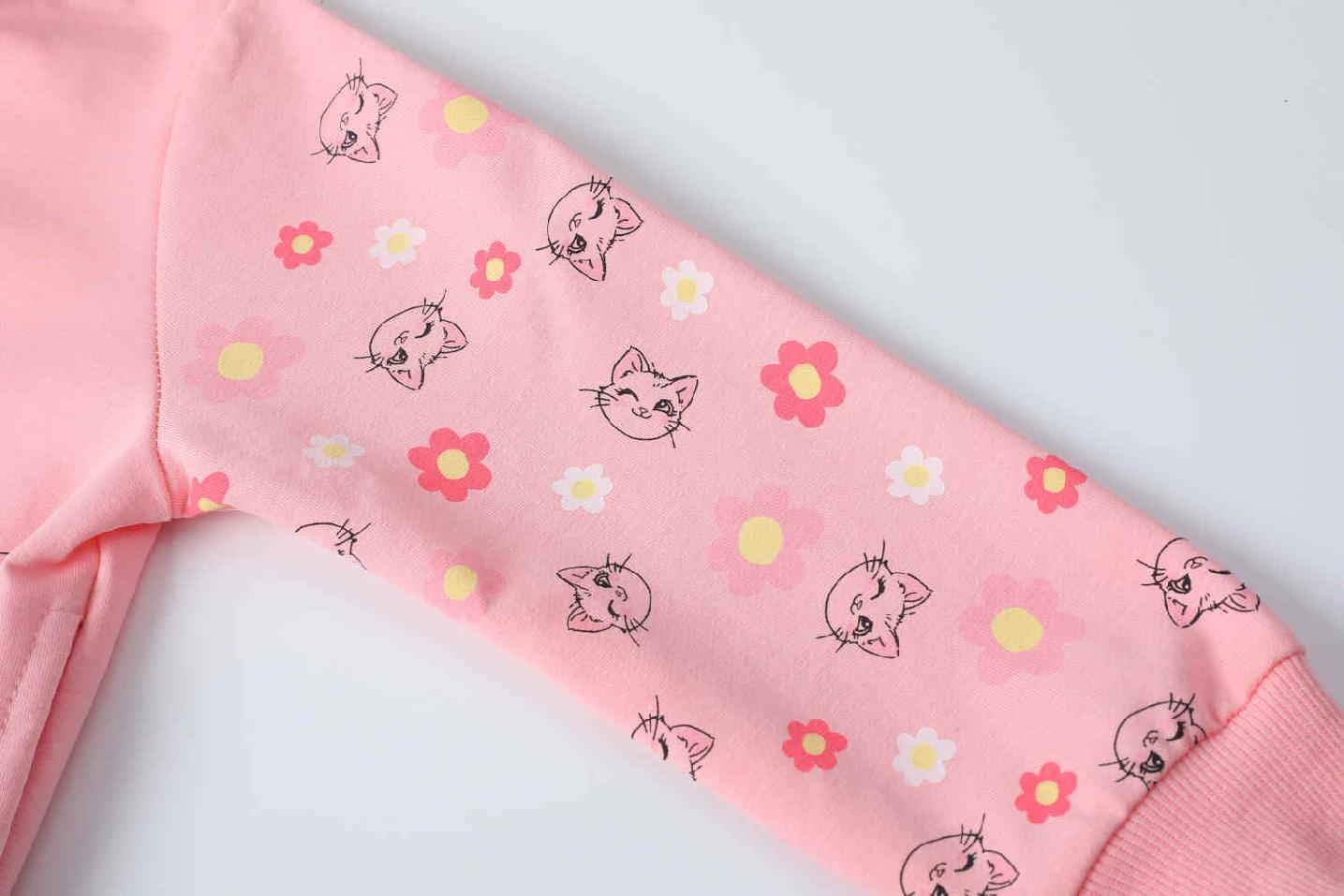 Dívčí mikina Kugo BM2407 meruňková